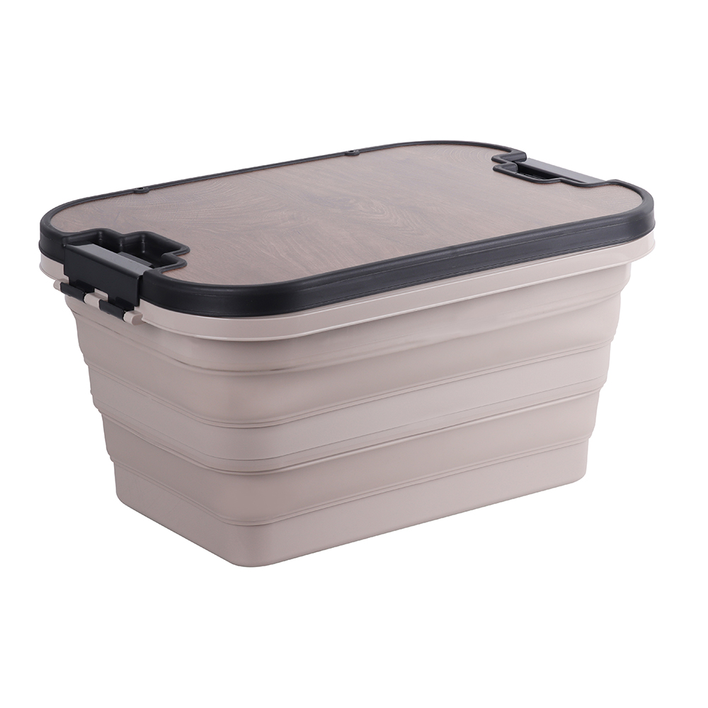 巴頓木蓋露營折疊箱